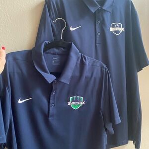 EUC Nike Navy Blue Polo Shirt. Sweet lax upstate. Size XL